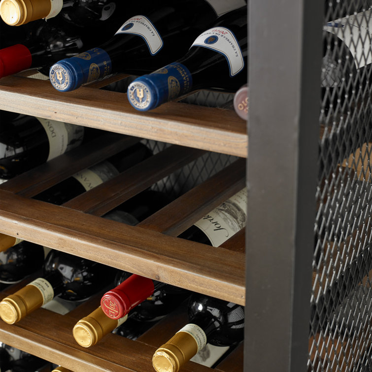 Wine Enthusiast Companies Corsica 40 Bottle Floor Wine Rack in Black